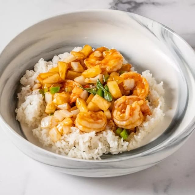 Pineapple Shrimp Lunch.