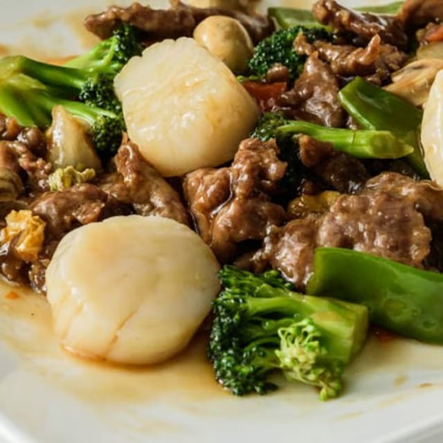 Beef with Scallop.