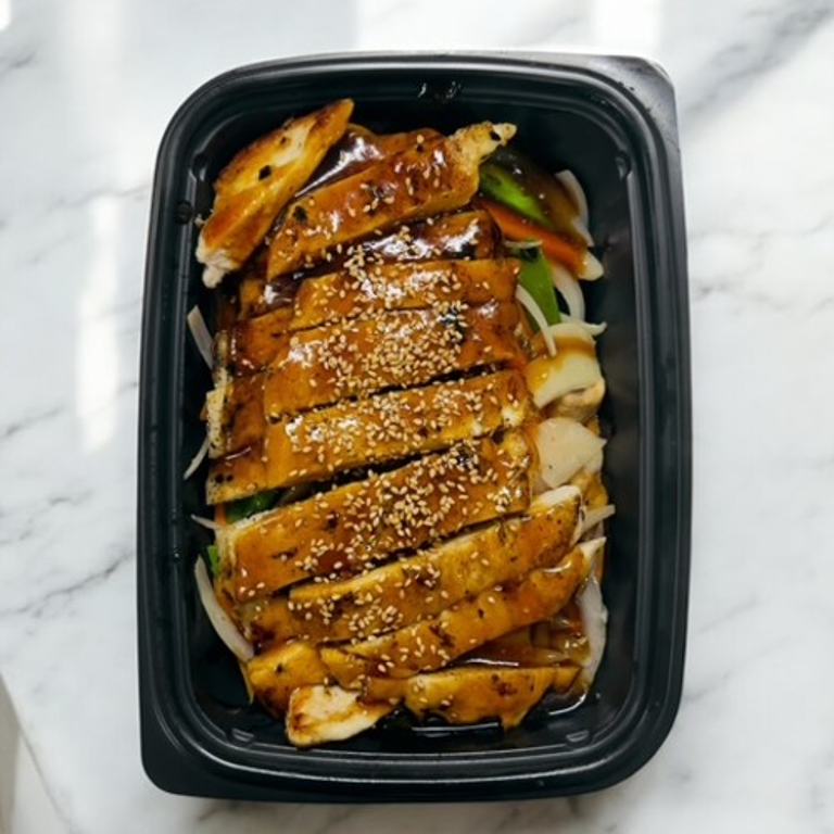 Savor our teriyaki chicken