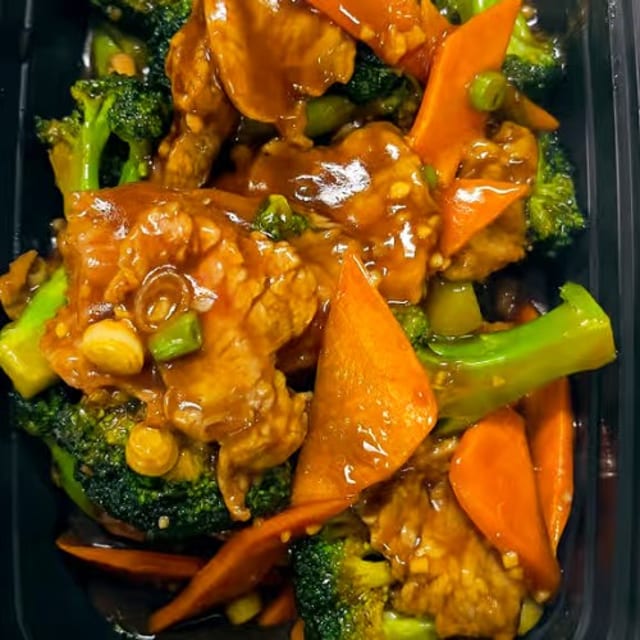 Beef with Broccoli.