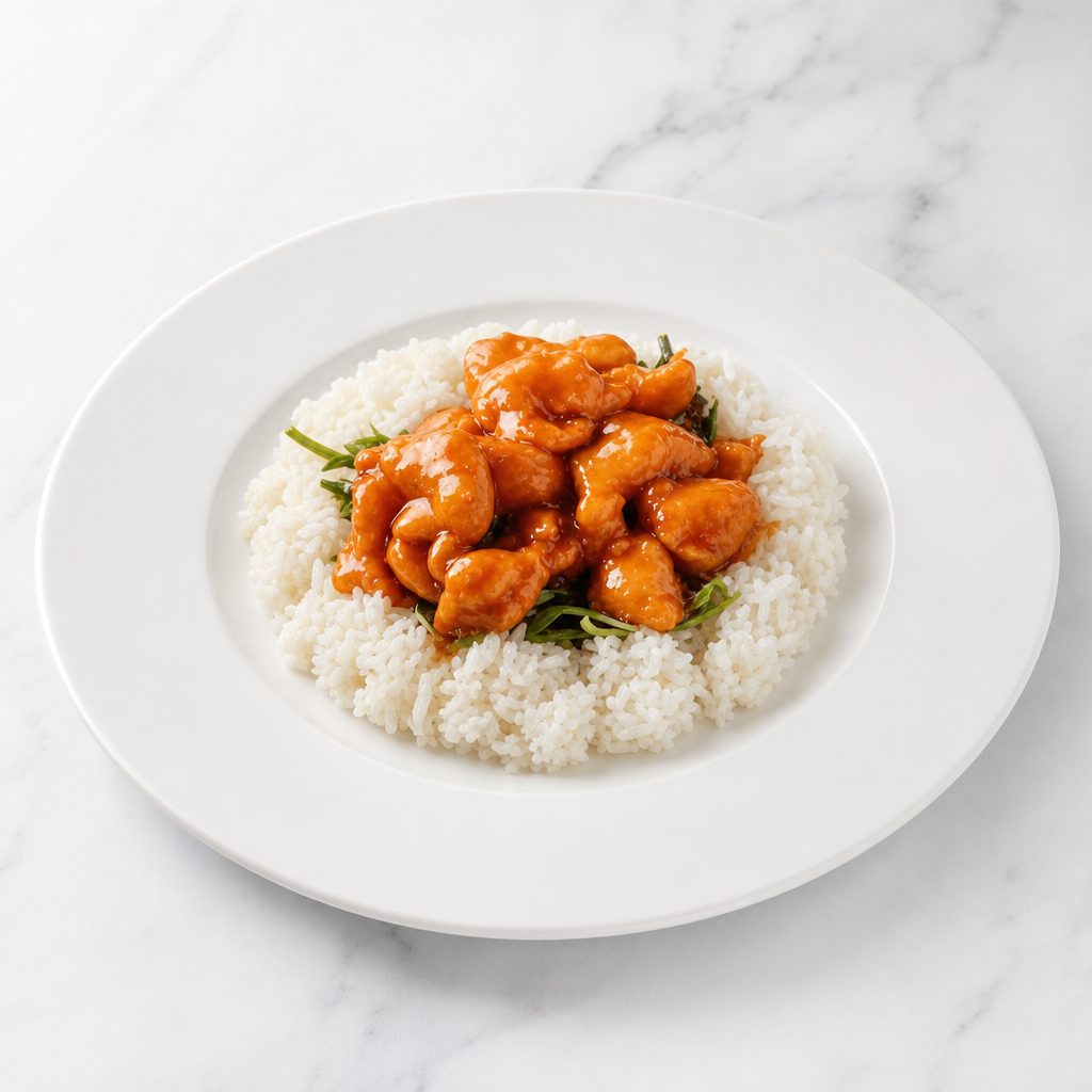 Red Ginger Spicy Chicken.