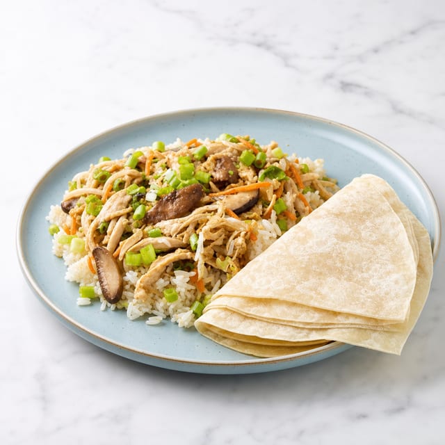 Moo Shu Chicken (With 5 Pancakes).