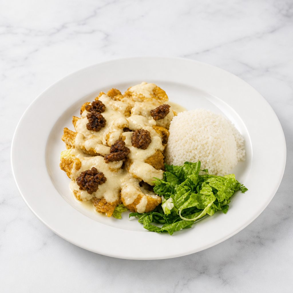 Walnuts Nuts Chicken Lunch.
