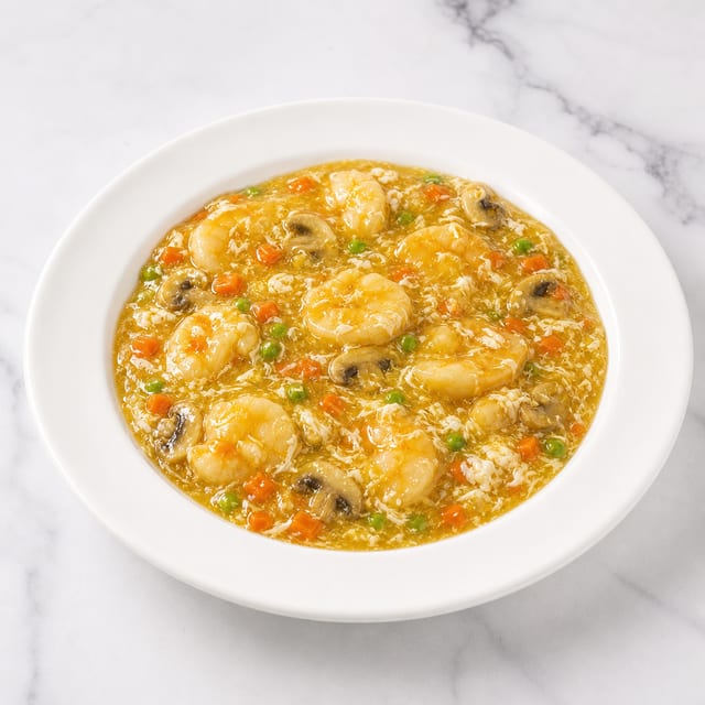 Shrimp with Lobster Sauce.