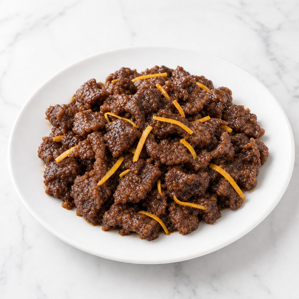 Orange Beef Lunch.