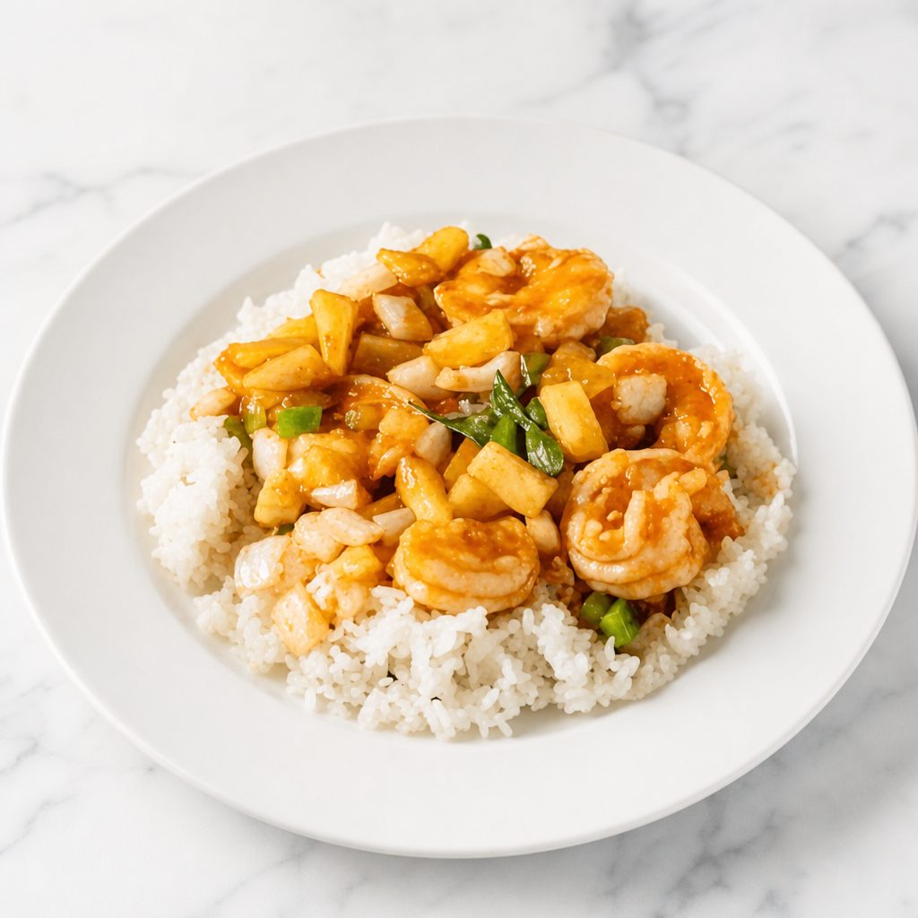Pineapple Shrimp.