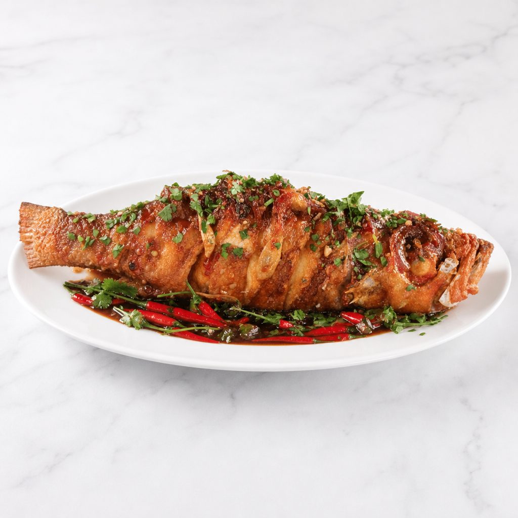 Crispy Whole Red Snapper (1.75 Lb).