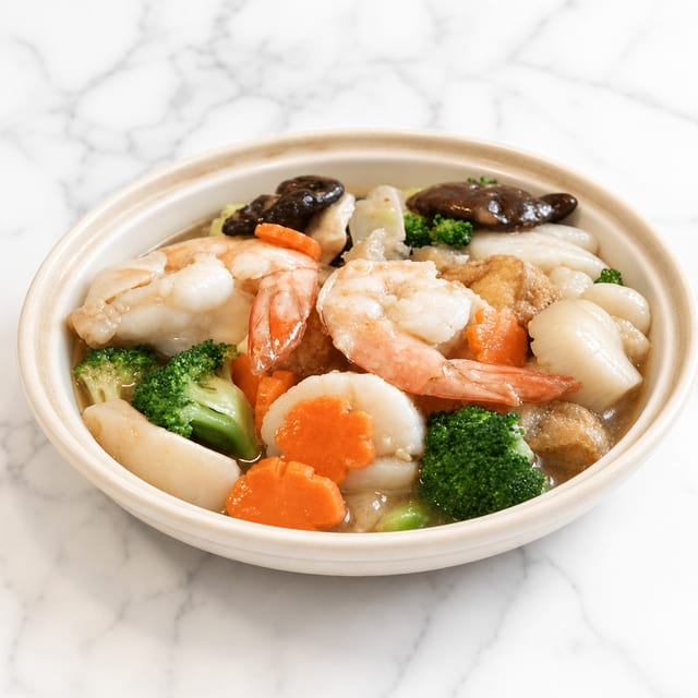 Seafood Sha Guo Lunch.