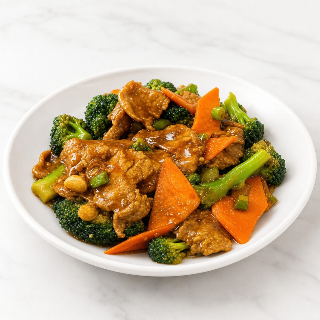 Beef with Broccoli.