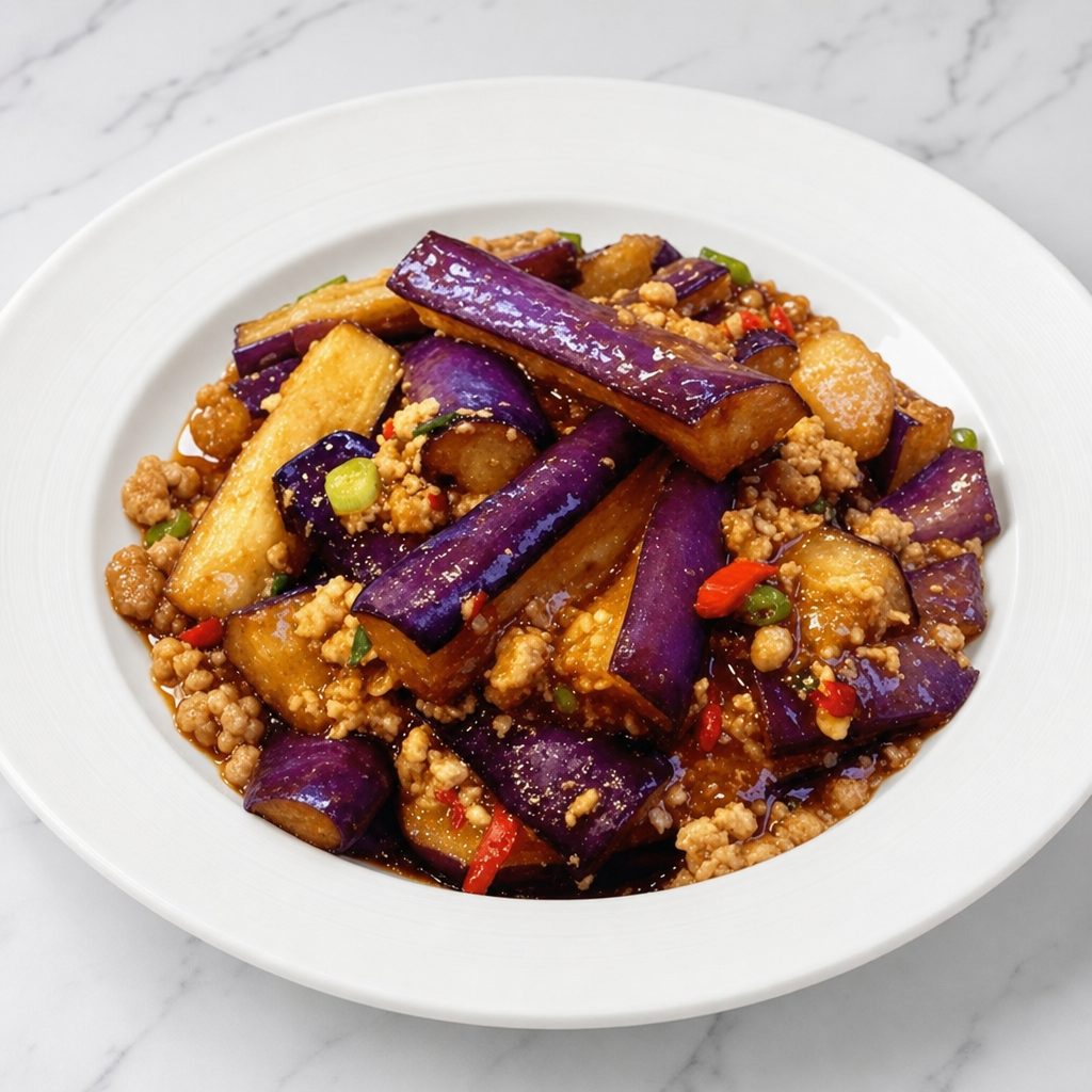 Eggplant Casserole with Ground Pork.