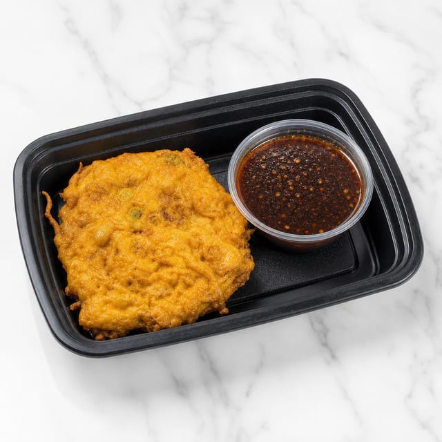 Combination Egg Foo Young.