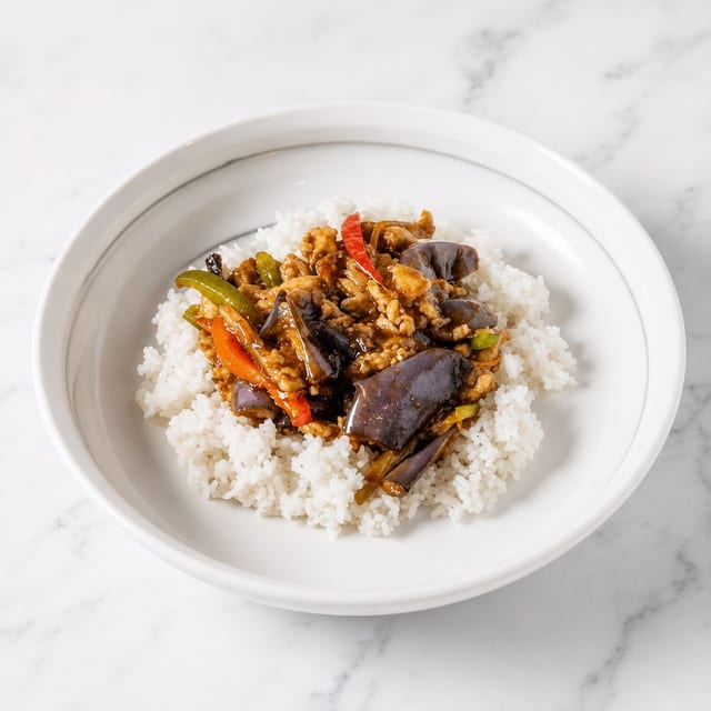 Chicken with Eggplant Lunch.