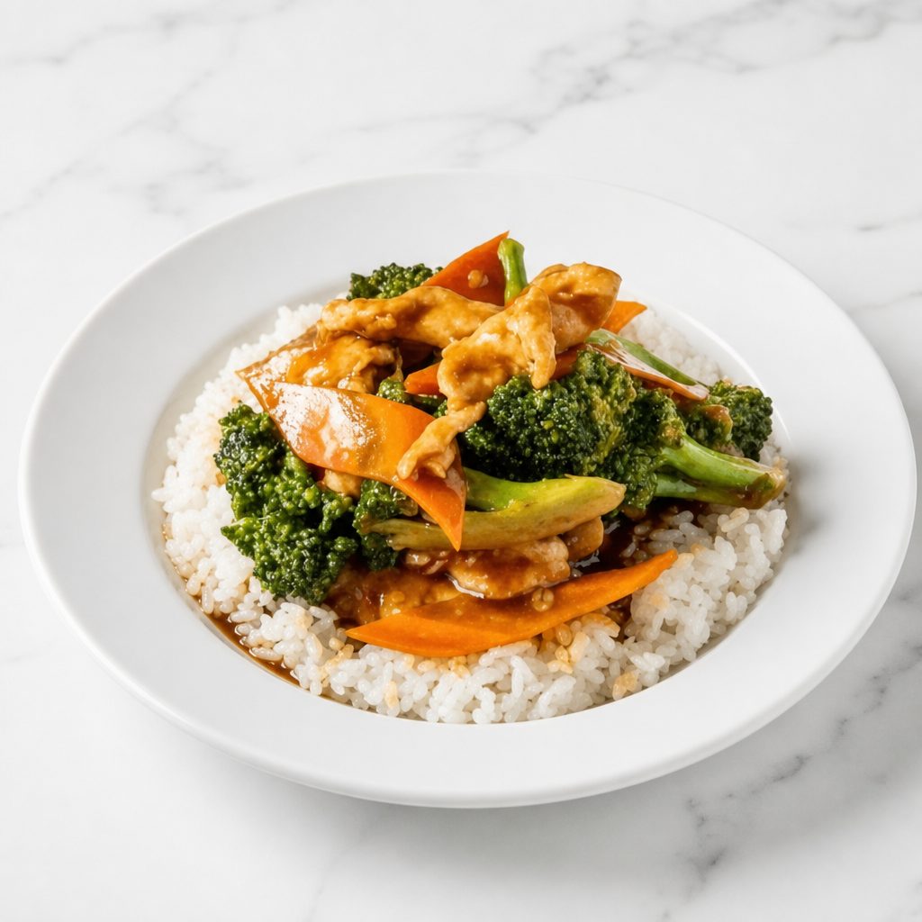 Chicken with Broccoli.