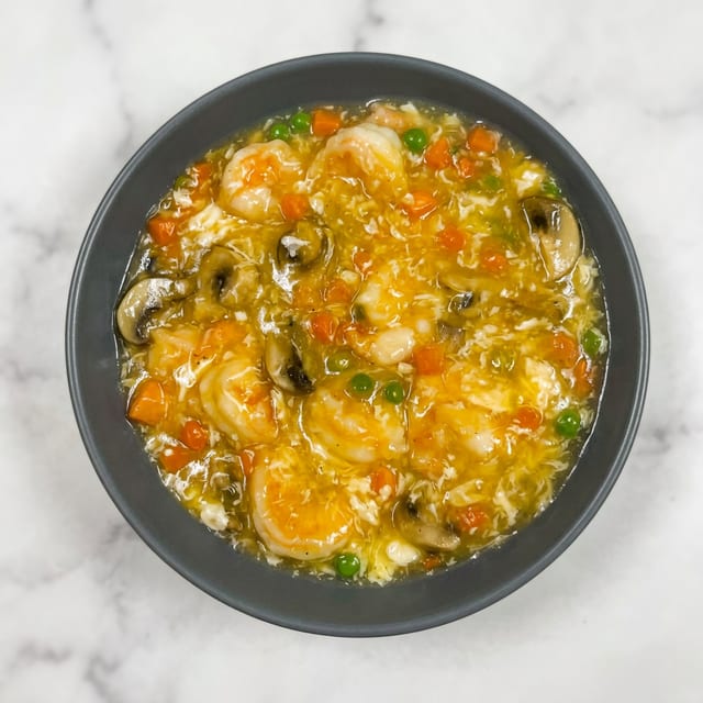 Shrimp with Lobster Sauce.