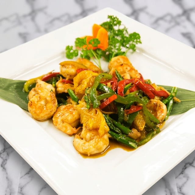 Orange Shrimp Lunch.
