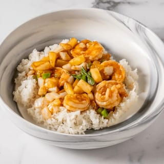 Pineapple Shrimp Lunch