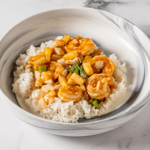 Pineapple Shrimp Lunch.