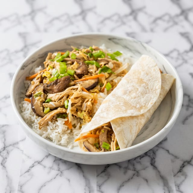 Moo Shu Pork (With 5 Pancakes).