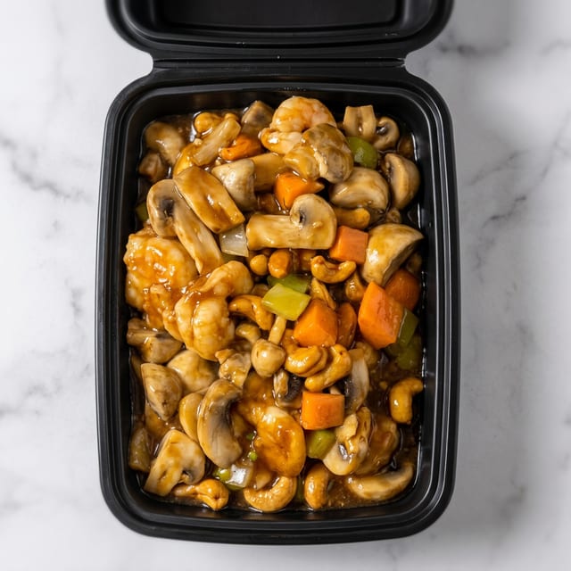 Shrimp with Cashew Nuts.