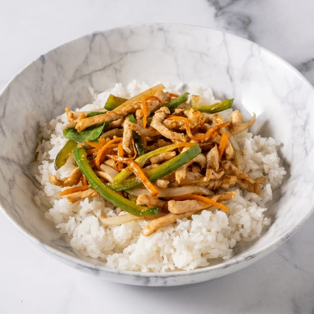 Spicy Chicken with Jalapeños - Lunch.