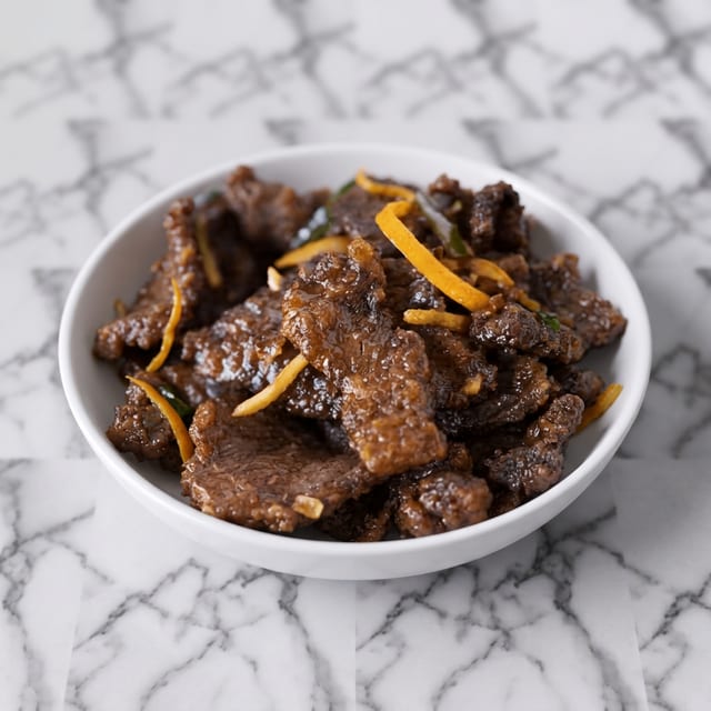 Orange Beef Lunch.