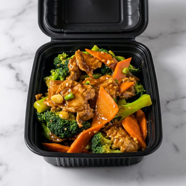 Beef with Broccoli.