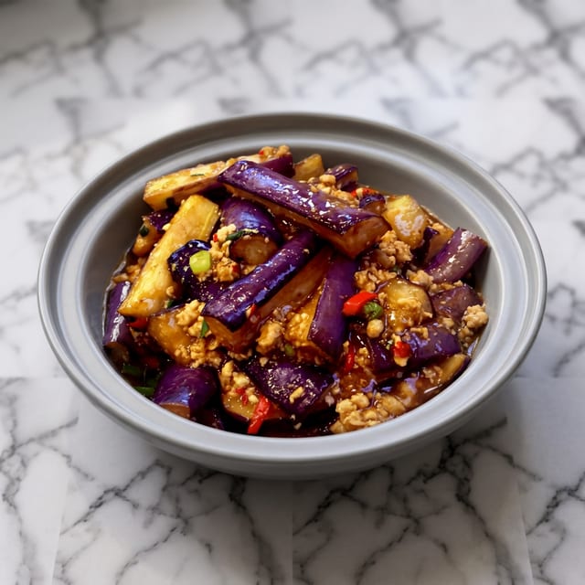Eggplant Casserole with Ground Pork.