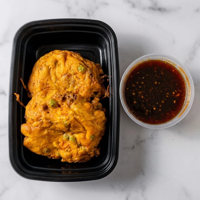 Combination Egg Foo Young.