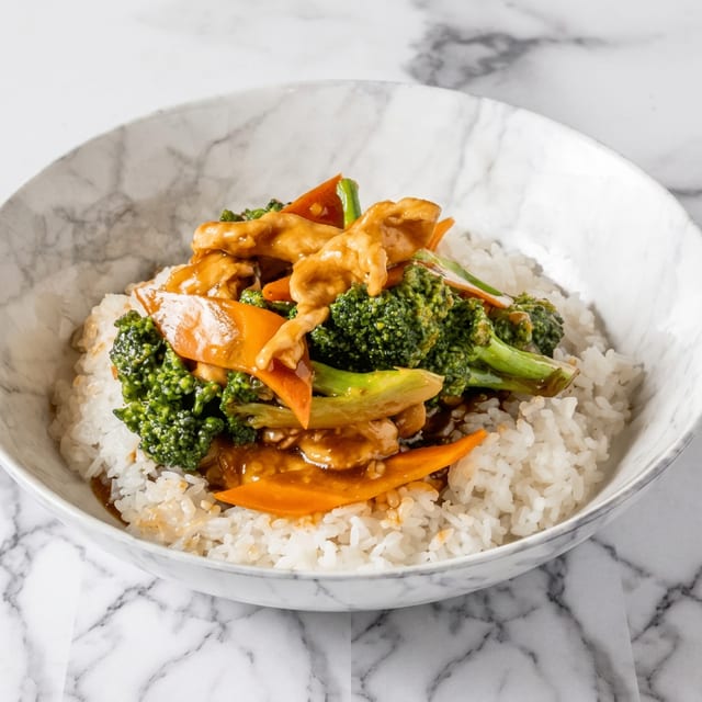 Chicken with Broccoli.