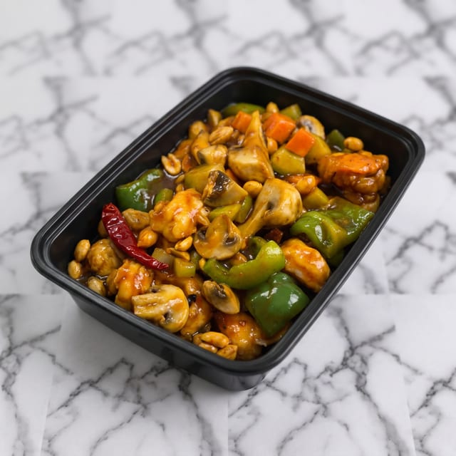 Kun-Pao Chicken with Peanuts.